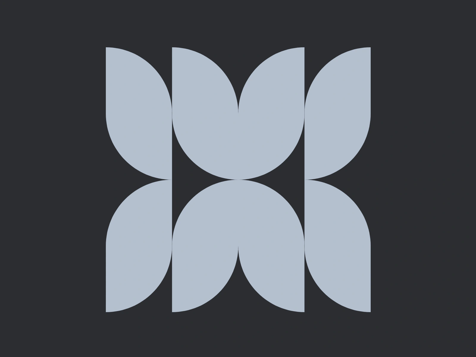 Close-up of a petal-shaped vector mark in Aura Shape Lab
